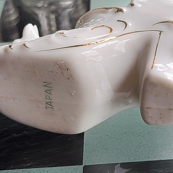 Japan Victorian high hill  Porcelain shoe - Picture 6 of 9